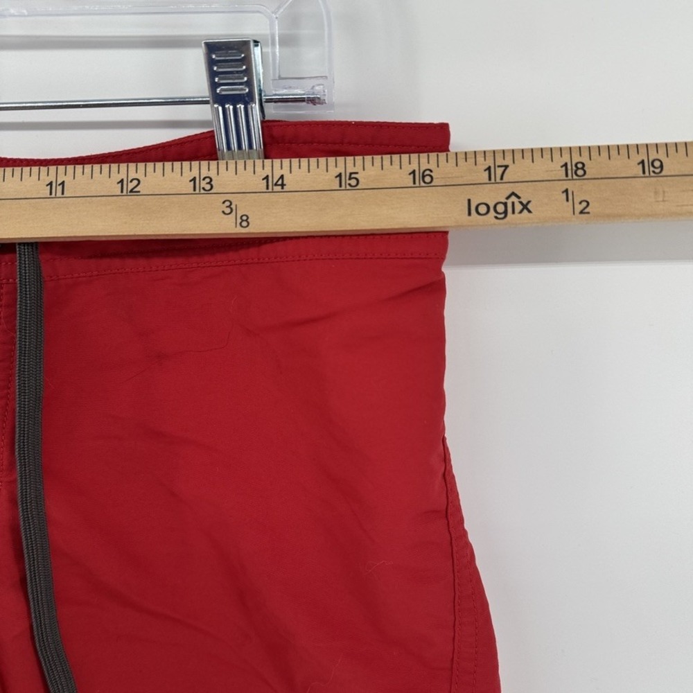 Patagonia Water Girl Shorts Womens 10 Crimson Red Drawstring Board Short Solid - Picture 5 of 9